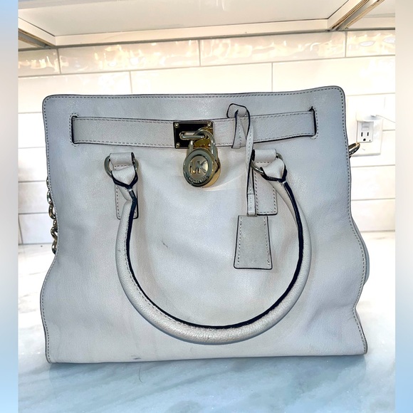 Michael Kors Collection Handbags - Michael Kors - Hamilton Bag White